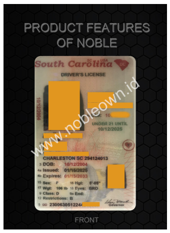 NobleFakes Official - South Carolina Fake ID