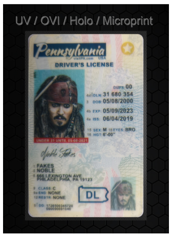 NobleFakes Official - Pennsylvania Fake ID